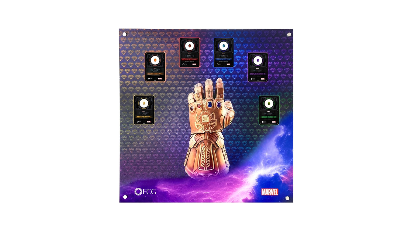Jarvis Series: Infinity Gem Set with Display Board