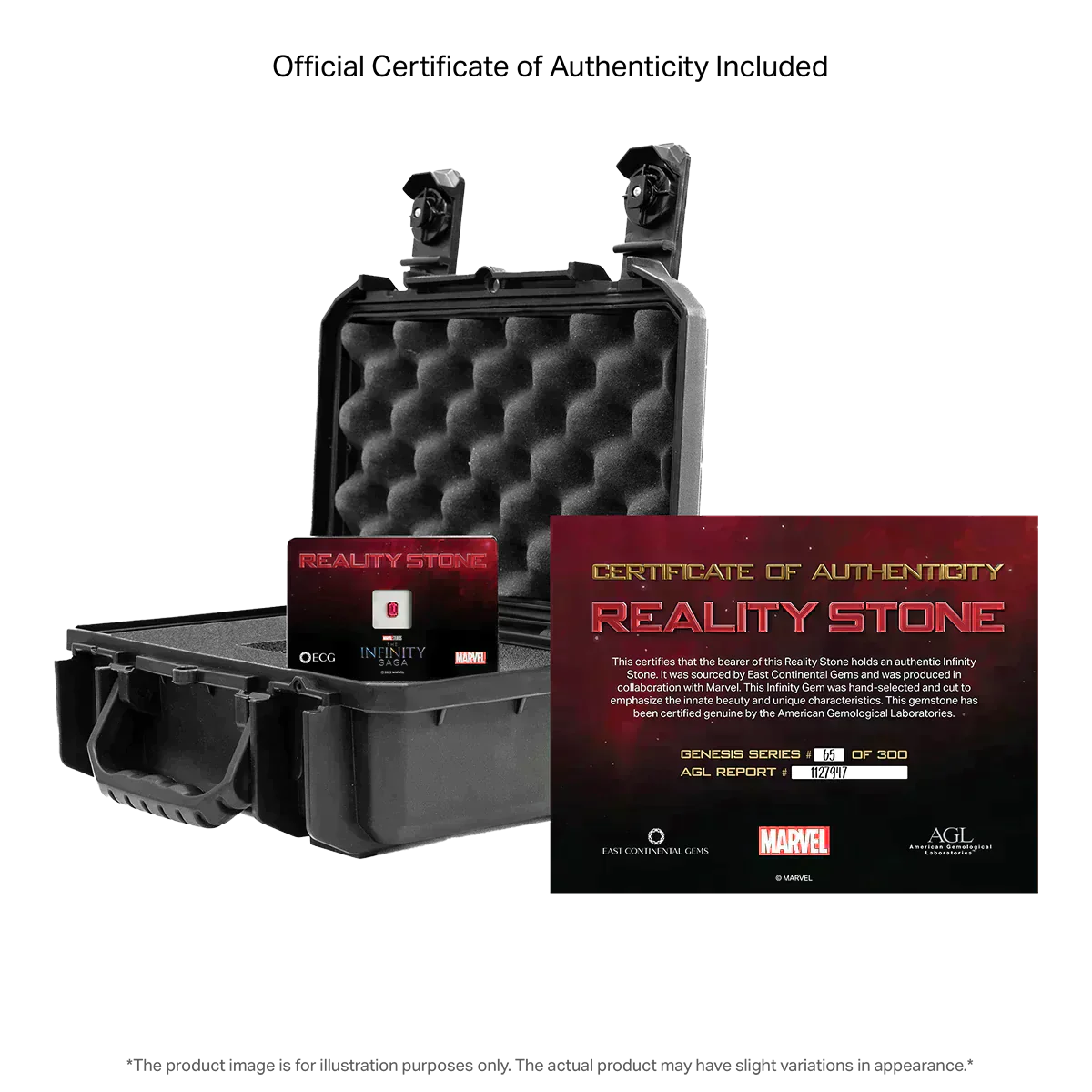 Marvel Genesis Series: Reality Stone Limited Edition #187 of 300 - 0.63 Carats Rectangular Step Cut